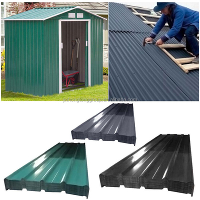 PPGI Piattaforma di tetto in acciaio galvanizzato in ferro corrugato preverniciato in colore rivestito CGI con spessore 0,2 mm e certificato GS
