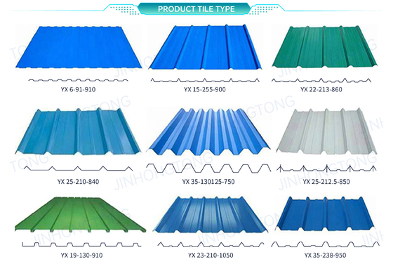 Esempio PPGI CGI colorato corrugato/onda galvanizzato di ferro/acciaio