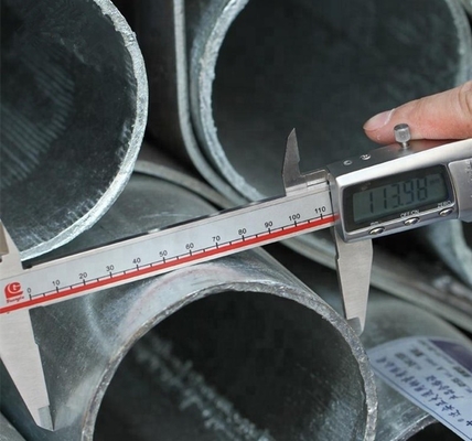 250mm di diametro tubo galvanizzato 10 pollici rotondo tubo di acciaio galvanizzato e Gi tubo tubo galvanizzato per serre versatile