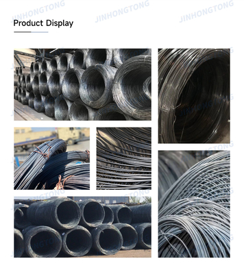 Rame di ferro di acciaio ad alto tenore di carbonio 5,5 mm 6,5 mm laminato a caldo Q195 SAE1008 per la fabbricazione di unghie ISO9001 2008 certificato