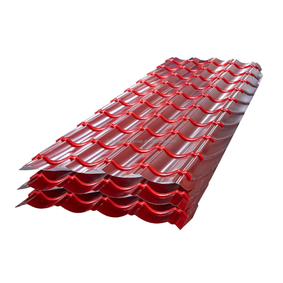 0.22mm PPGI Piastra di tetto ondulato in metallo/ferro/acciaio/piastra/piastrella con e certificato JIS all'interno del SGCC/CGCC/DX51D Z/Q195-Q345