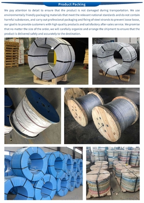 Stringhe di filo di acciaio a strato non legato ad alto tenore di carbonio a basso tenore di carbonio per calcestruzzo pretensato