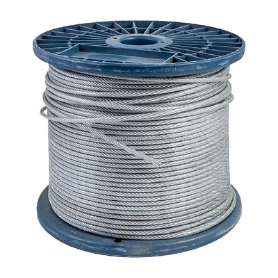 Diametro non legato 1x7 ASTM A 475 Alta Tensibilità Galvanizzato 7 fili 0,33mm filo di acciaio galvanizzato filo di acciaio