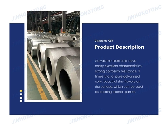 Coil in acciaio galvanizzato galvalume GL per la fabbricazione di piccoli utensili di grado SGCC/DX51D AZ/DX52D AZ