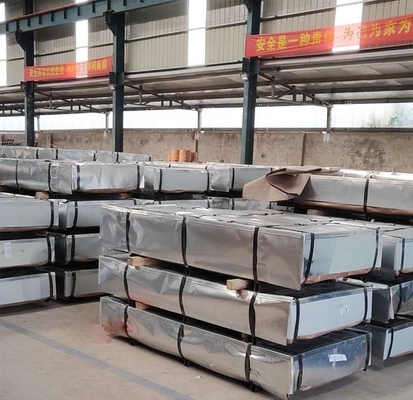 4ft x 8ft lamiera di acciaio galvanizzato corrugato piccola cresta galvanizzato cartone corrugato zero.minimo.Regular Big Spangle