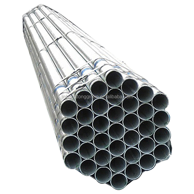 Classe di carbonio 15 mm GI immerso a caldo Tubo di acciaio rotondo Pre galvanizzato Tubo di acciaio con e resistenza elettronica saldata
