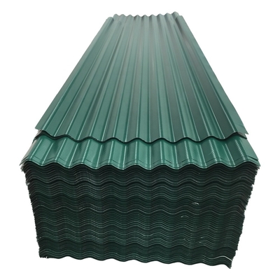 Tavolo colorato lamiera di acciaio galvanizzato lamiera di copertura corrugata colorata per materiali da copertura a termine FOB CIF CFR EXW