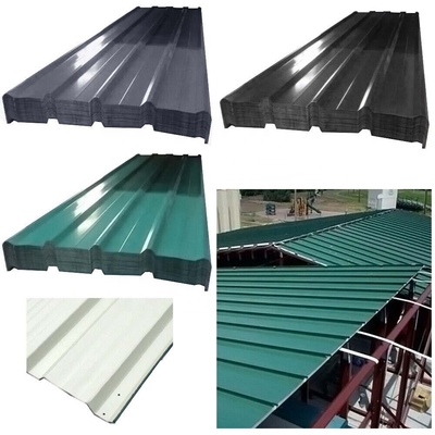 AISI/ASTM/JIS/EN/GB Standard Ppgl Color Coated Galvanized Steel Roof Sheet for Customized Width Grey Color Roofing