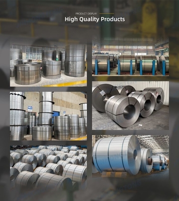 Prezzi della lamiera di acciaio laminata a freddo/immersa a caldo GI Coils G350 G550 Prepinto Roll di acciaio galvanizzato 0,2-4 mm