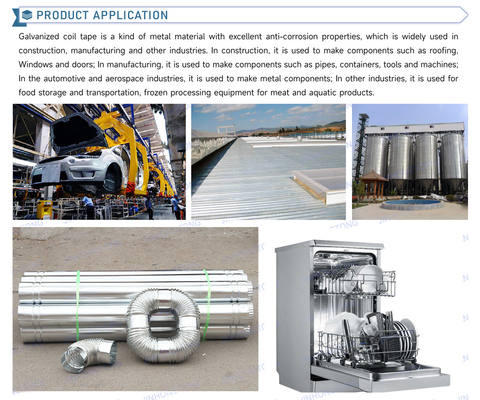 Certificato GS Zero Spangle DX51D Z70 Piastra/Lista/Ribella/Rollo/Cole di acciaio galvanizzato GI rivestito di zinco immerso a caldo per materiale da copertura