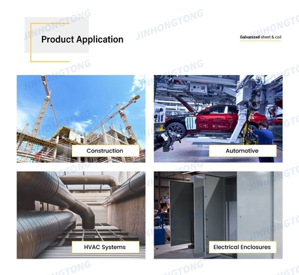 Materiale da costruzione DX51D DX51D Z Gi Zinc Coated Steel Sheet/Plate/Roll/Strip/Coil con servizio di taglio