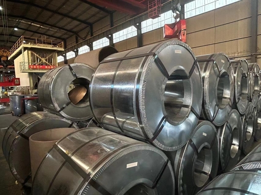 Coil di acciaio galvanizzato rivestito di zinco con basso tenore di carbonio Gi/Gl 0,8 mm 0,45 mm*1200 mm Dx51d Z80 Tolleranza ±1% per la fabbricazione di tubi