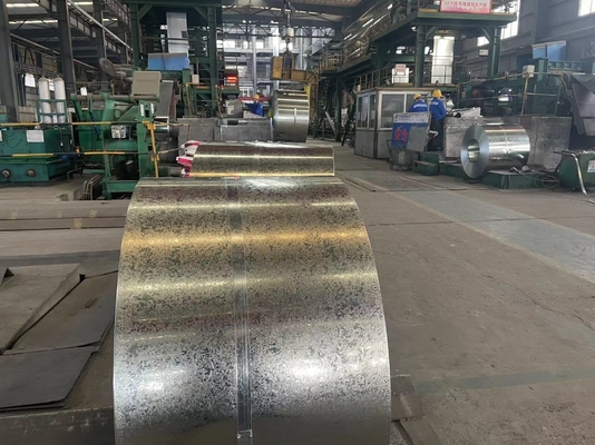 Standard AiSi Prime G90 bobina d'acciaio galvanizzato rotolo di ferro bobina d'acciaio galvanizzato 100mm bobina d'acciaio galvanizzato Z275 per la fabbricazione di contenitori