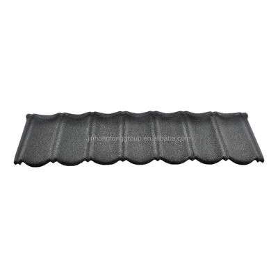 0.2mm Pietra rivestita piastrelle di metallo di tetto leggero e facile da installare Materiali da costruzione per il mercato africano