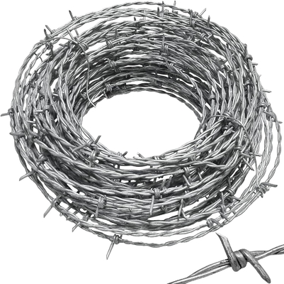 8 mm e 1,8 mm di diametro filo spinato galvanizzato per recinzioni e costruzioni personalizzabile per le diverse esigenze dei clienti
