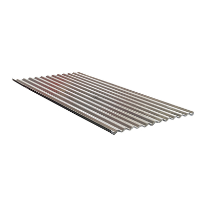 500-1500 mm larghezza lamiere di tetto ondulate rivestite in alluminio e zinco spessore 0,7 mm per edifici residenziali