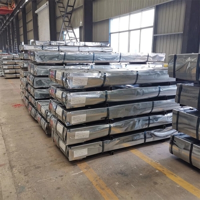 Certificato JIS PPGI Piastra per tetto in alluminio zinco in Nigeria 0,4 mm di spessore Piastra per tetto in alucino con servizio di lavorazione