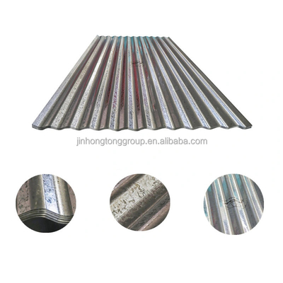 600-1500 mm di larghezza Metallo galvanizzato ondulato per tetti con resistenza alla corrosione e tolleranza ± 1%