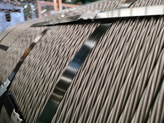 Corde di acciaio ad alta compressione da 6 mm per ascensore 20 mm 24 mm Struttura di costruzione galvanizzata in acciaio