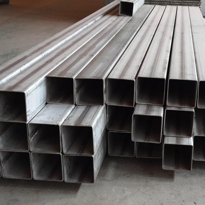 tubo quadrato galvanizzato a caldo tubo di ferro 0,9 mm gi tubo perforato in polvere rivestito tubo quadrato di acciaio galvanizzato strutturale