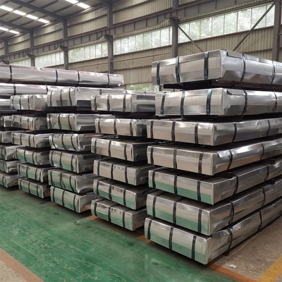 Standard ASTM 0,12-0,8 mm Spessore materiale da costruzione personalizzazione Dx51d Dx52d Dx53d Galvanizzato Galvalume alluminio lamiera ondulata