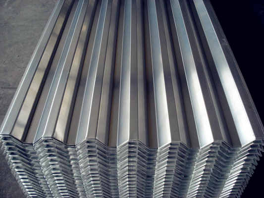 Standard ASTM 0,12-0,8 mm Spessore materiale da costruzione personalizzazione Dx51d Dx52d Dx53d Galvanizzato Galvalume alluminio lamiera ondulata