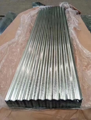 Strato galvanizzato a sfera regolare ad alta resistenza per coperture metalliche ondulate di larghezza 600-1250 mm