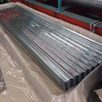 Strato galvanizzato a sfera regolare ad alta resistenza per coperture metalliche ondulate di larghezza 600-1250 mm