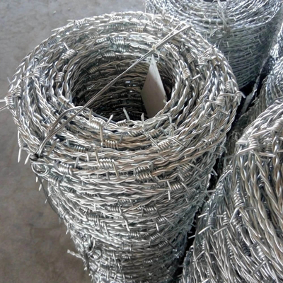Grande protezione garantita filo di acciaio galvanizzato doppio anello rasoio filo spinato recinzione per l'allevamento su autostrada praterie di confine