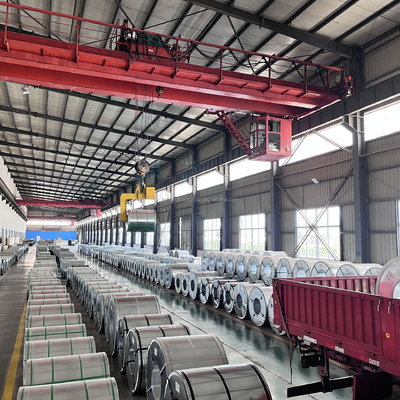 Jinhongtong 508mm 610mm bobina di rivestimento in zinco alluminio SGCC DX51D AZ DX52D AZ lamiera di acciaio galvalume in bobine per decollatura