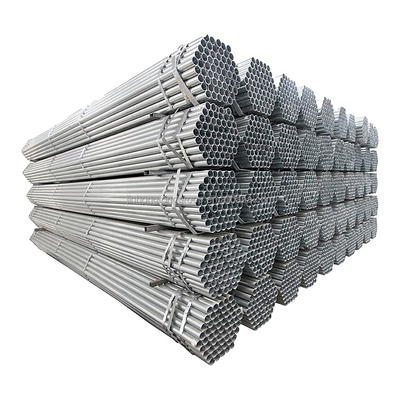 Tecnica tubo di acciaio al carbonio galvanizzato rotondo laminato a freddo rivestito di zinco 200-700 g/m2