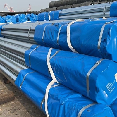 Acciaio strutturale ASTM A36 Q235 Tubo di acciaio galvanizzato rotondo con certificato CE e rivestito di zinco 200-700 g/mq