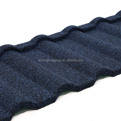 Pietra dura di lunghezza personalizzata per tetti di 0,4 mm Acciaio zinco per tetti di costruzione Materiali resistenti alla corrosione