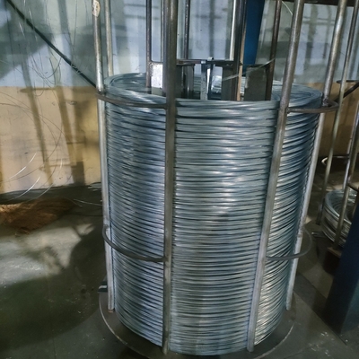 Bwg16 Bwg20 Bwg21 Fencing Wire Galvanizzato Acciaio a basso tenore di carbonio Galvanizzato Wire per legare e mesh Diametro 0,2 mm-8 mm Flat Wire