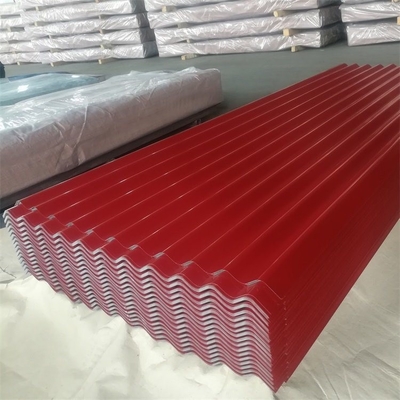 Certificato SGCC Piastra di tetto in acciaio galvanizzato GI Piastra di metallo ondulato 0,15 mm 0,18 mm 0,22 mm con certificato CE