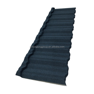 0.4 mm Spessore Pietra rivestita piastrella per tetto larghezza edilizia 665-1000 mm Materiale per il tetto di villa esportatore