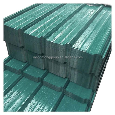 Piastrelle di copertura in lamiera di acciaio corrugato a colori PPGI GI Galvan DX51D laminate a freddo PPGl galvanizzate rivestite per soluzioni di copertura