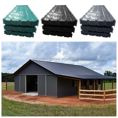 Piastra di acciaio ondulato galvanizzato SPCC DC01 DX51D 0.5mm 2ft X 8ft Certificato SNI Larghezza 600-1500mm Piastra di tetto di zinco ondulato