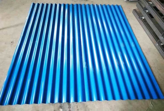 Piastra di tetto ondulato di zinco a spangolo minimo rivestita di colore piastrella di tetto in acciaio pre-dipinta per varie applicazioni