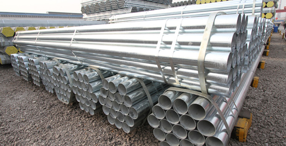 ASTM A53 sch40 Tubo rotondo in acciaio galvanizzato a caldo/tubo GI per la costruzione Tolleranza ± 1% Fatturazione in peso teorico
