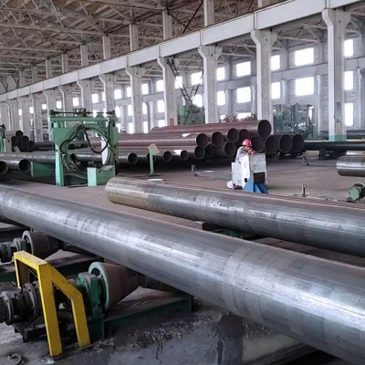 Tubo di acciaio saldato Q235 Q355 di diametro 380 mm per materiali da costruzione e condizioni di pagamento TT LC