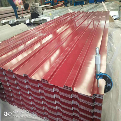 Tetti in acciaio galvanizzato rivestito di colore lamiere di ferro piastrelle per la saldatura Servizio di lavorazione presso la fabbrica