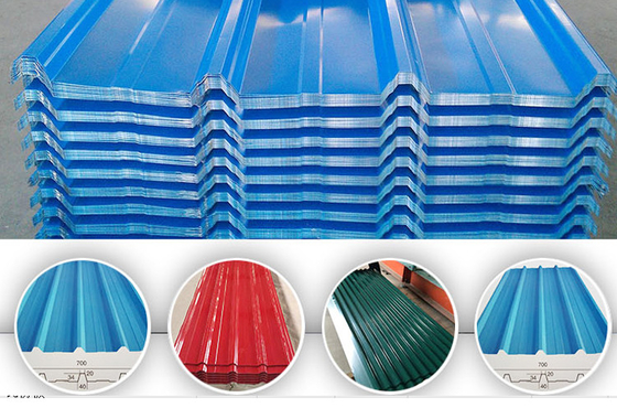 Acciaio galvanizzato con rivestimento colorato per tetti
