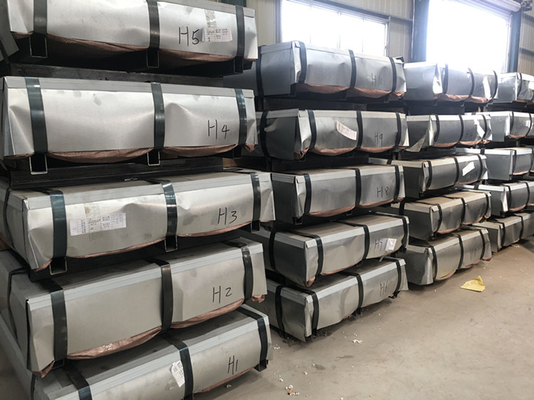 Pacchetto standard lamiera di acciaio ondulato con grado SGCC e materiale di ferro galvanizzato