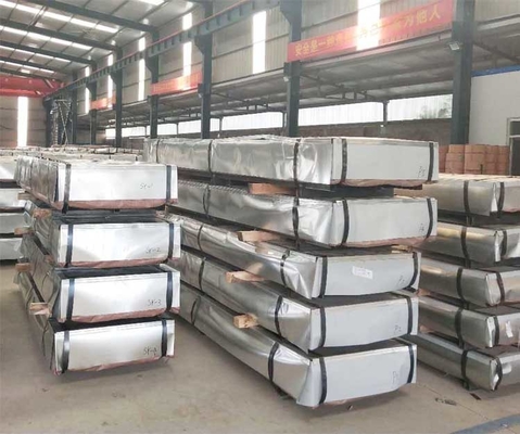 ±1% Tolleranza PPGI Coil Wave Tile GI Piastra di acciaio ondulato per lamiere di tetto in ferro galvanizzato pre-tinto