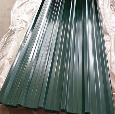 Servizio di lavorazione del decollaggio 1800-2000 mm Lunghezza lamiera di copertura in ferro galvanizzato pre-tinto per materiale da costruzione in metallo