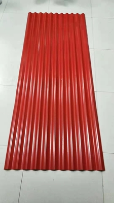 Servizio di lavorazione del decollaggio 1800-2000 mm Lunghezza lamiera di copertura in ferro galvanizzato pre-tinto per materiale da costruzione in metallo