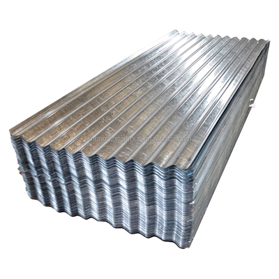 Z61-Z90 Rivestimento Piastrelle di tetto in acciaio Gi Piastra tipo T Piastrelle ondulate Dimensioni e piastrelle personalizzate DX51D Lastre di tetto galvanizzate