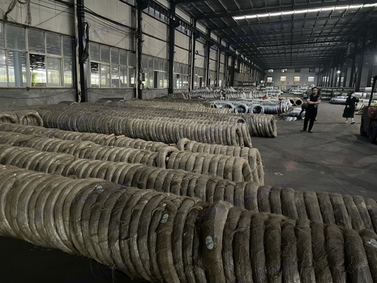 Superficie nera 0,7 mm 0,8 mm 1,2 mm 1,6 mm 1,8 mm 2 mm Diametro galvanizzato a caldo in acciaio mite MS GI Wire