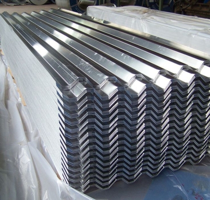 Carta di tetto rivestita di zinco galvanizzata 20g 40g resistenza alla corrosione spessore 0,12-1,0mm acciaio ferro Gi ondulato